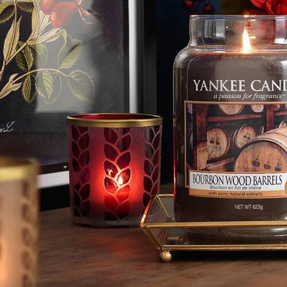 Yankee Candle Orange Maize & Metal Votive Holder Extra Image 1